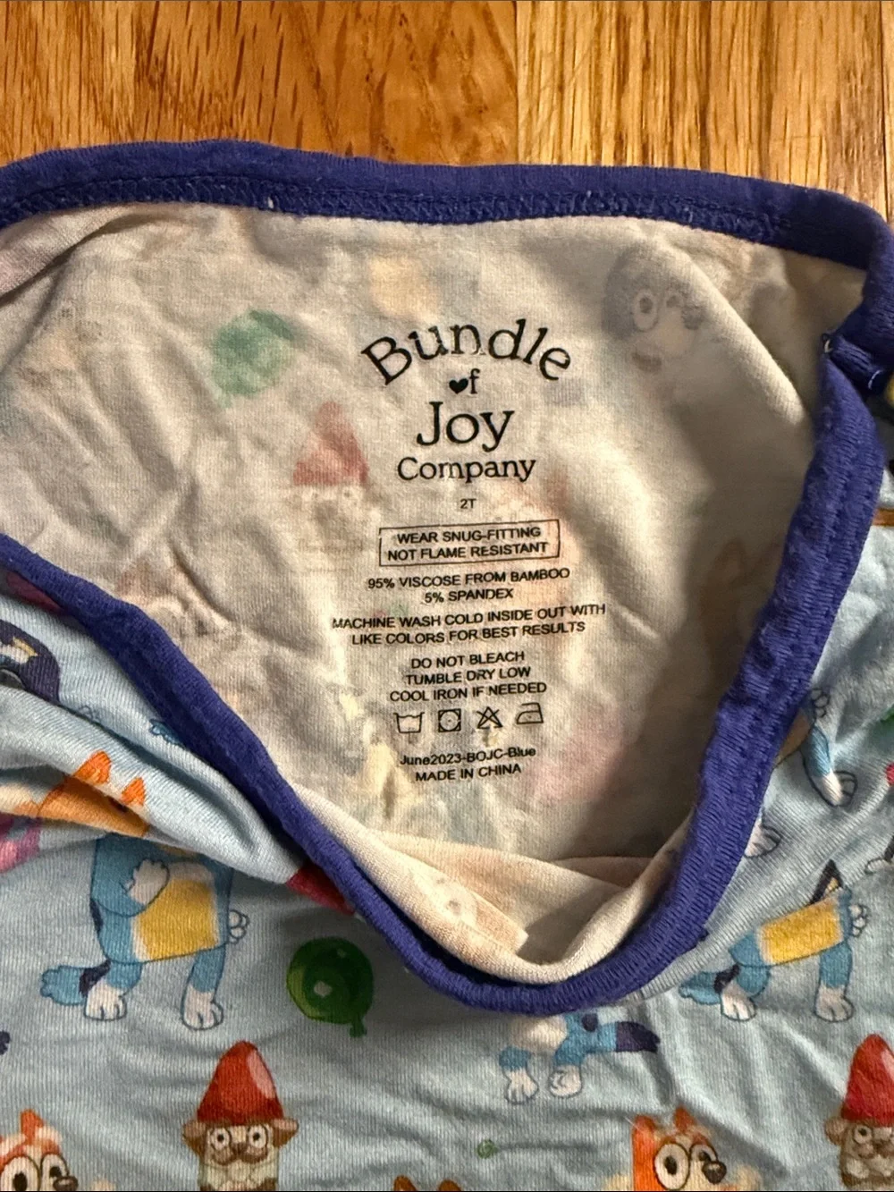 Kids summer pajama set of two. Bluey and Cars Movie. Buttery soft and stretchy.